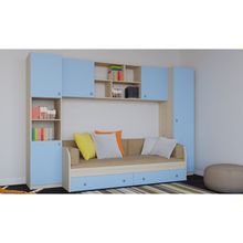 РВ-мебель Модульная детская Астра, композиция 2, голубой
