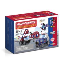 Магнитный конструктор MAGFORMERS Amazing Police &amp; Rescue Set