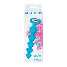 Анальная цепочка с кристаллом Lola Games Emotions Chummy Turquoise 1401-02lola