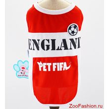 Футболка для собак "Pet Fifa England" (25см )