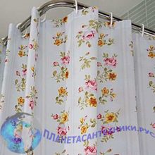 Карниз для ванной угловой нержавеющая сталь 850Х2000Х25Х1,5 универсальный