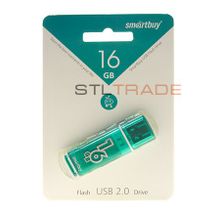 SB16GBGS-G, 16GB USB 2.0 Glossy series, Green, SmartBuy
