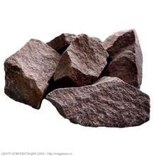 Камень малиновый кварцит, колотый, 20 кг.