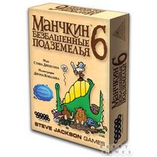 Настольная игра HOBBY WORLD 1329 2007 Манчкин 6. Безбашенные Подземелья