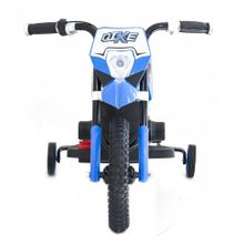 Детский кроссовый электромотоцикл Qike TD Blue 6V - QK-3058-BLUE