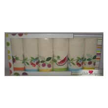 Conegos Полотенце Fruits Ecru (50х50 см - 6 шт)
