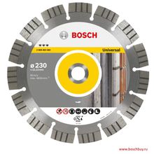 Bosch Алмазный диск Bosch Best for Universal 230 мм SDS click (061599756X , 0.615.997.56X)