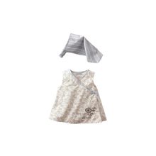 Костюм для девочки (платье, штанишки и платок)