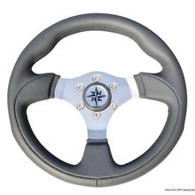 Osculati Tender steering wheel grey polished SS Ø 280 mm, 45.138.02