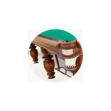 Бильярдный стол Магнат-Люкс. В стоимость включены: сборка стола, доставка, светильник, комплект аксессуаров для игры.