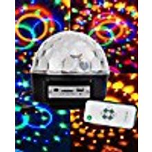 Светодиодный светомузыкальный диско шар LED Magic Ball Light с пультом ДУ
