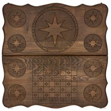 Нарды резные "5 звезд"