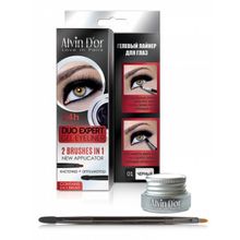 Alvin D&apos;or лайнер для глаз гелевый Duo Expert P-11, тон 01(черный)