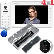 Tantos ✔ Видеодомофон с замком Tantos Mia HD + Code-Em-KBD, со считывателем Em, код, NoTouch