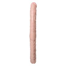 Двусторонний фаллоимитатор Realstick Nude - 42,5 см. (телесный)