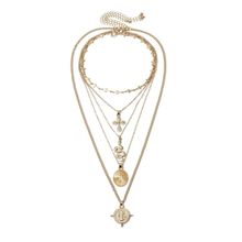 Многослойное колье "Змея" (арт. 81246-4)