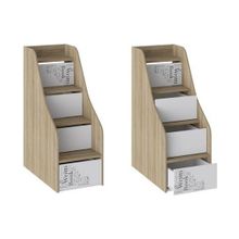 Модули Трия Оксфорд ТД-139.11.12  Лестница приставная с ящиками