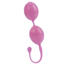 California Exotic Novelties Розовые каплевидные вагинальные шарики L amour Premium Weighted Pleasure System