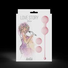 Lola toys Набор розовых вагинальных шариков Love Story Diva