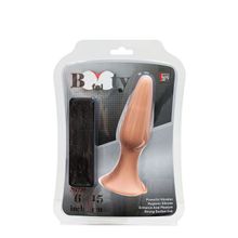 Dream Toys Телесная анальная пробка с вибрацией BOOTYFUL 6INCH SLIM INTRUDER - 15 см.