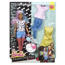 Barbie Игра с модой Blue Violet Doll & Fashions Petite