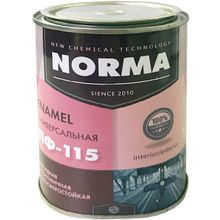 Новоколор ПФ 115 Norma Enamel 5 кг серая