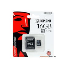 Карта памяти MicroSDHC 16GB Kingston Class4 &lt;SDC4 16GB&gt;