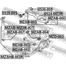 Эксцентрик Mazda 3 Bk 2003-2008 Febest арт. 0530001