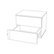 Смарт Тумба прикроватная Марвин Йорк роза