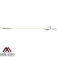 Крючки с поводками Mikado MAGGOT RIG - 23 см, кр.№2, 25 lbs (уп.-2шт.)