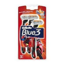 Бритва одноразовая Gillette Blue 3 Red, 3 шт.