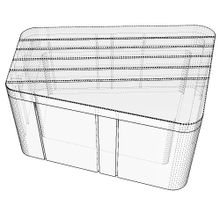 Скамейка бетонная UNI SBL