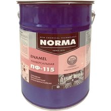 Новоколор ПФ 115 Norma Enamel 25 кг желтая