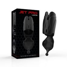 Черный мастурбатор Jamyjob Rechargeable Head Stroker Masturbator (244943)