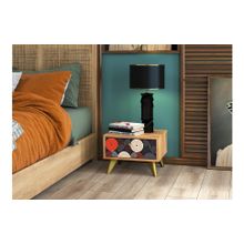 Стиль Фьюжн Тумба прикроватная ТМ-004