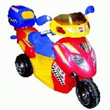 Bugati Мотоцикл "Bugati" трехколесный (цвет: желто-красно-синий) 130*63*73 см