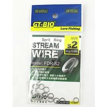 Заводные кольца Stream Wire FDR-S2, №2, 3кг, 18шт. GT-BIO