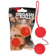 Красные вагинальные шарики Orgazm Balls