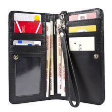 Carlo Gattini Кожаный кошелек Alliste black (арт. 7705-01)