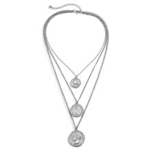 Многослойное колье "Монеты" (арт. 83395-9)