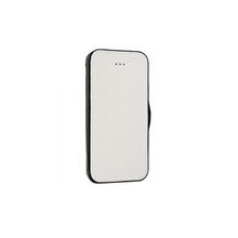 Кожаный чехол для iPhone 5 Teemmeet Bookcase, цвет белый (PS 1353-13)