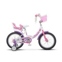 Детский велосипед STELS ECHO 16 V020 белый розовый 9,5" рама