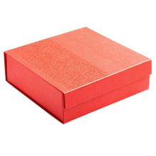 Коробка Joy раскладная на магнитах, красная, 22,5*22,5 см