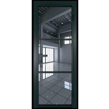  Двери ProfilDoors Модель 13AG Стекло Зеркало Цвет профиля Зеленый матовый