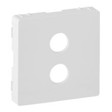 Valena LIFE.Лицевая панель для аудиорозетки "банан" одиночной.Белая | код 755280 | Legrand