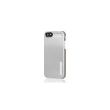 Чехол incipio для iphone 5 dual pro shine light silver optical white