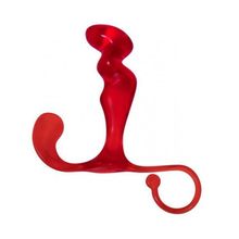 Toy Joy Многофункциональный анальный массажер красного цвета