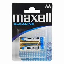 Батарейка AA Maxell LR6 2BL, Alkaline, 2шт в блистере