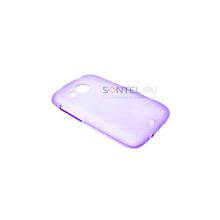 Силиконовый чехол для HTC Desire C фиолетовый в тех.уп.