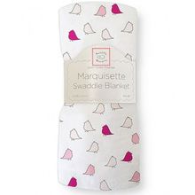 SwaddleDesigns Marquisette Little Chickies фуксия
